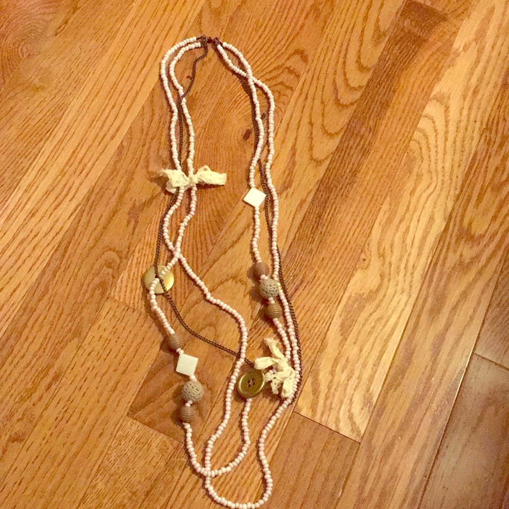 Long layered necklace